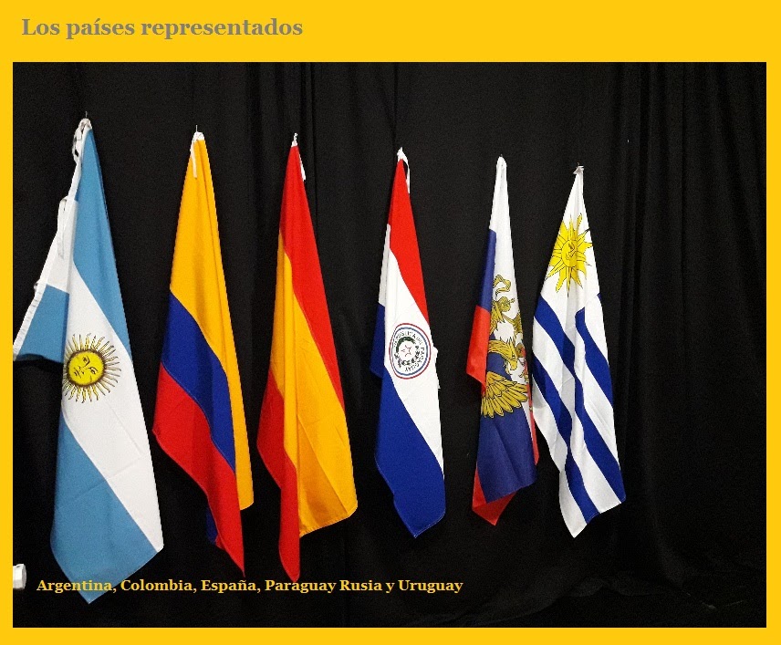 Banderas de los paise participantes